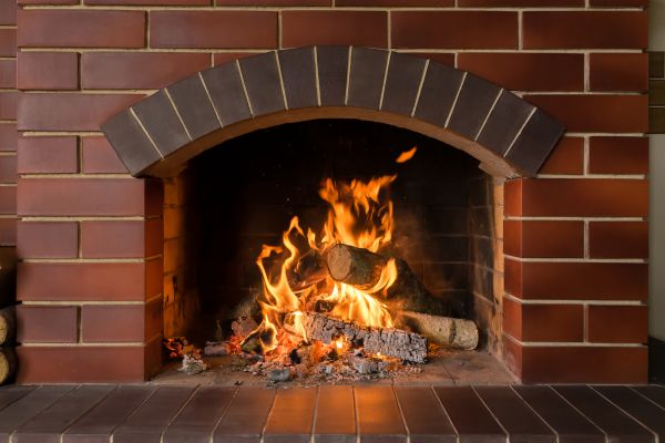 Brick Fireplace Installation in Bellevue