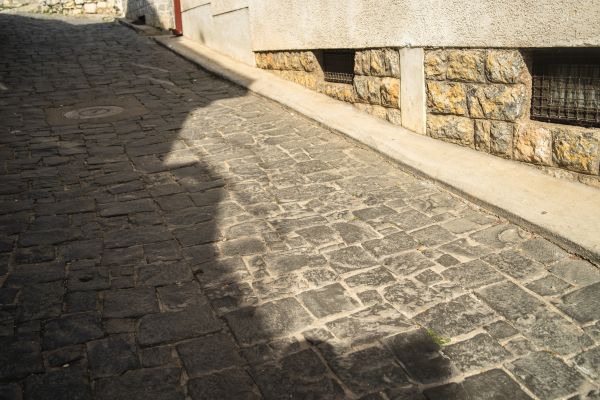 Stone Sidewalk Repair in Bellevue